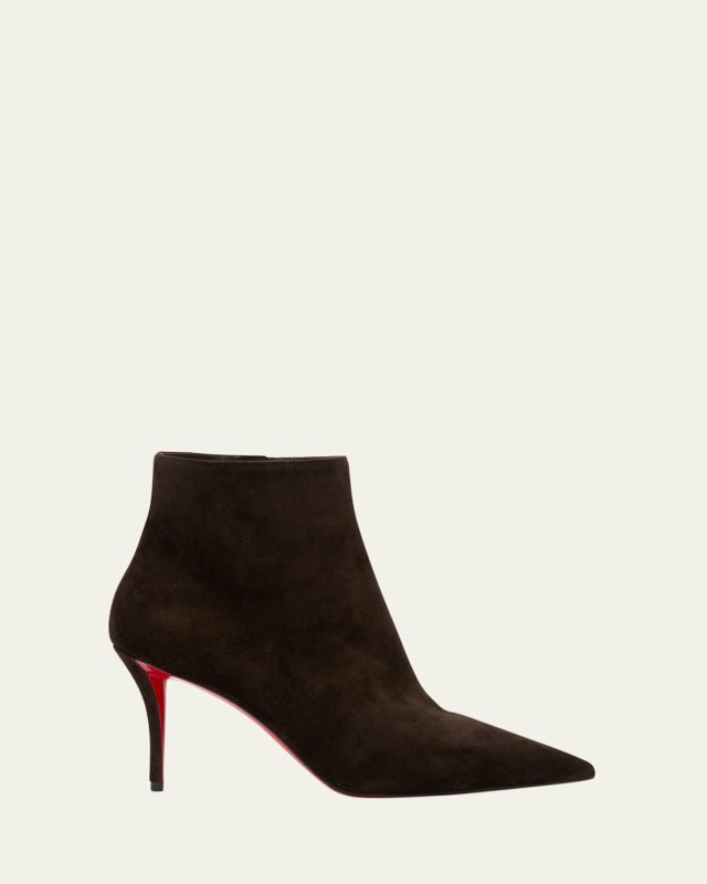 Miss Z Suede Red Sole Booties